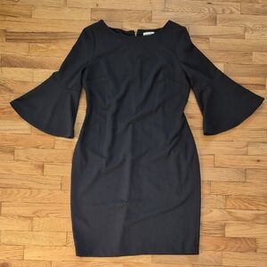 Calvin Klein Black Long Sleeve Dress